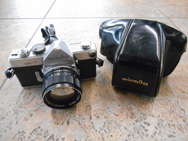 Minolta SR-7 Vintage 35mm Film Camera 58mm Lens w/Case