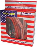 USA Link 4Ga 200w0 Complete Amp Wiring Kit