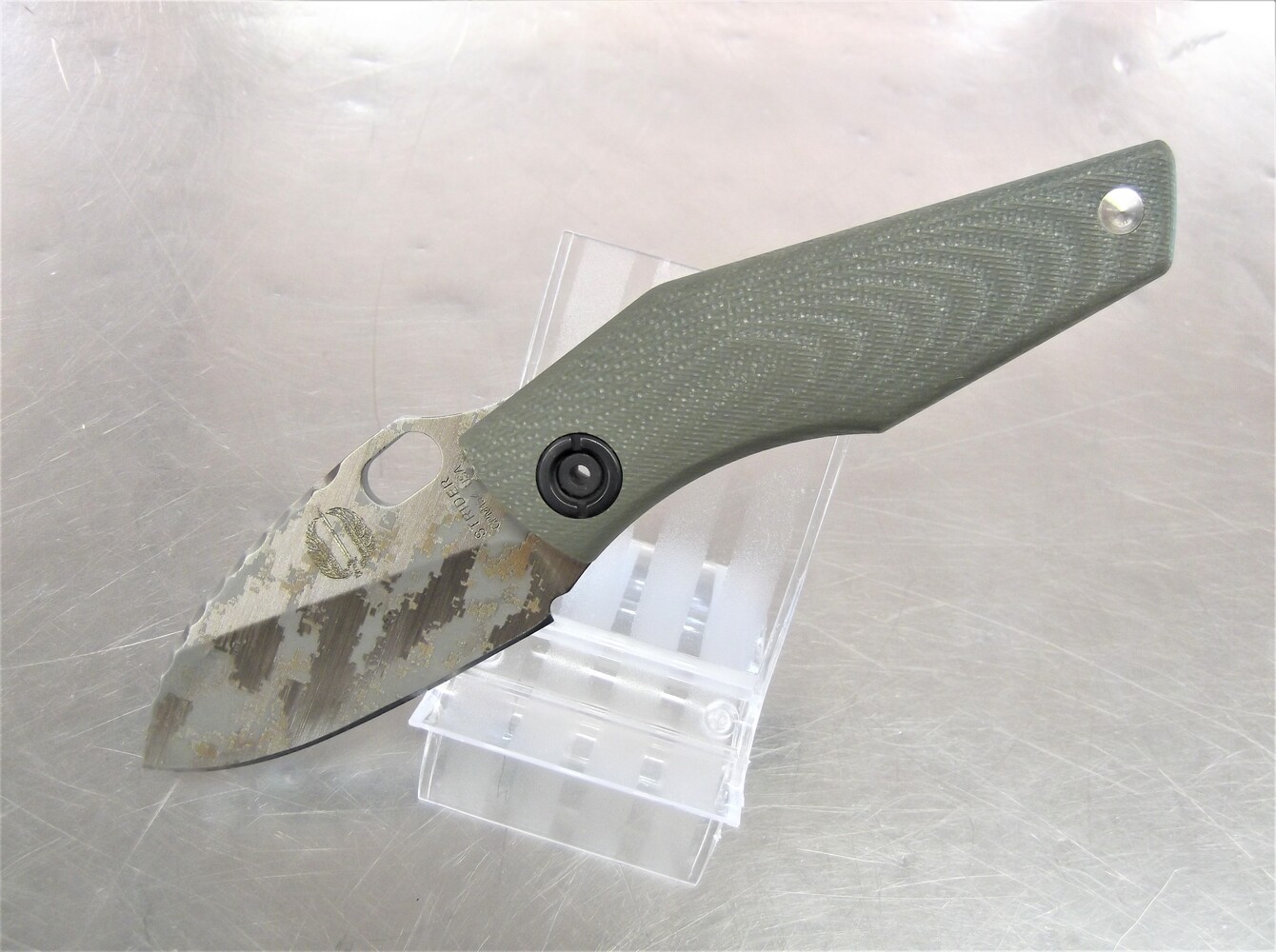 Strider Knives SJ75 Baby Huey Framelock Digi Camo Pocket Knife