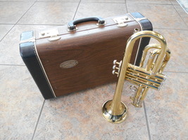 Vintage Cleveland Superior Cornet Brass w/ Case