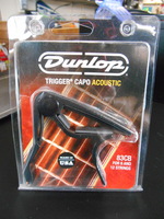 Dunlop Trigger Capo Acoustic Curved, Black