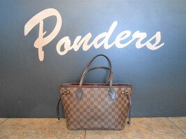 Louis Vuitton NEVERFULL PM Damier Ebene Handbag