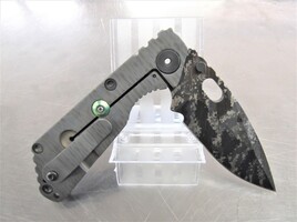 Strider SMF TAD Gear Knife Black G-10 3.9" Digi Camo Pocket Knife