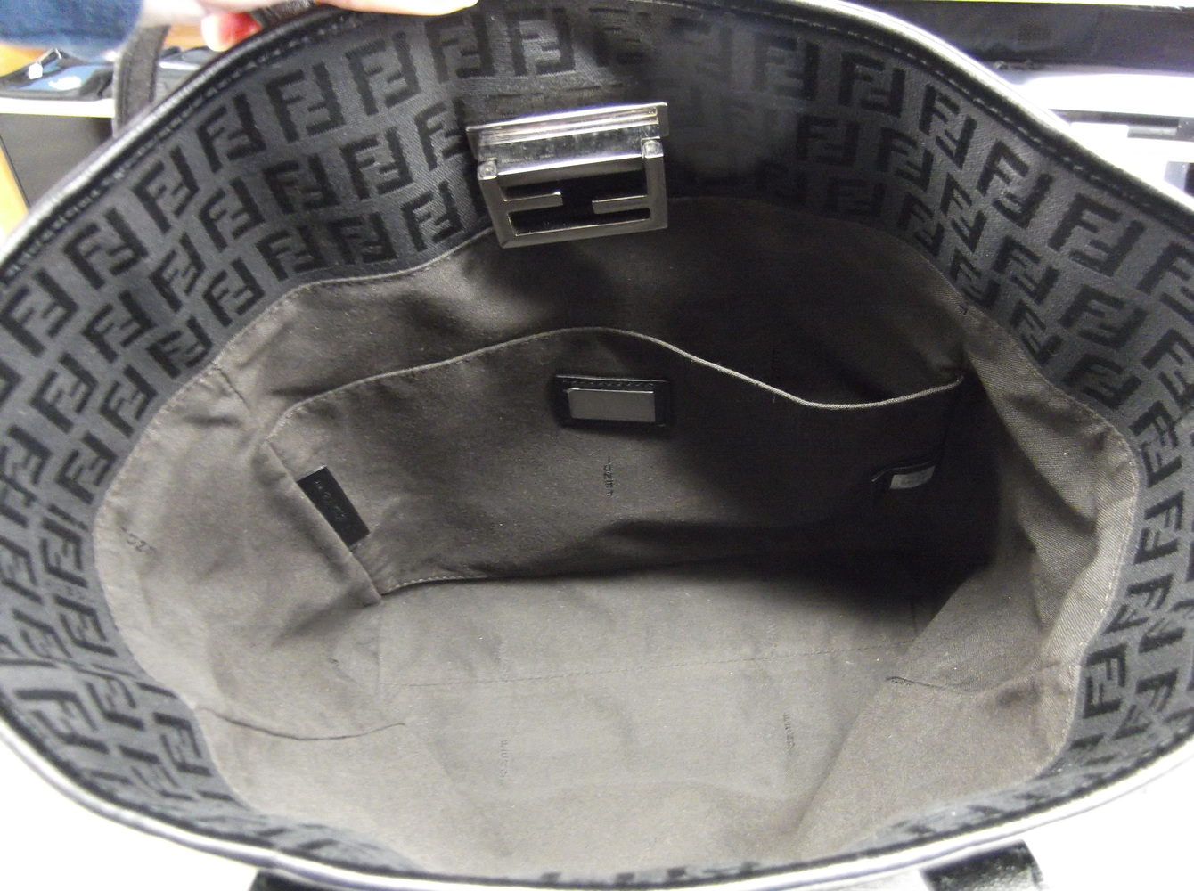 FENDI Flip Lock Handbag