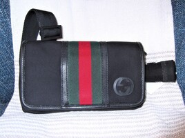 Gucci Nylon Web Belt Bag - Black