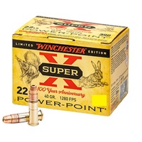 Winchester Super-X Power Point .22LR 40gr. 222rd Box