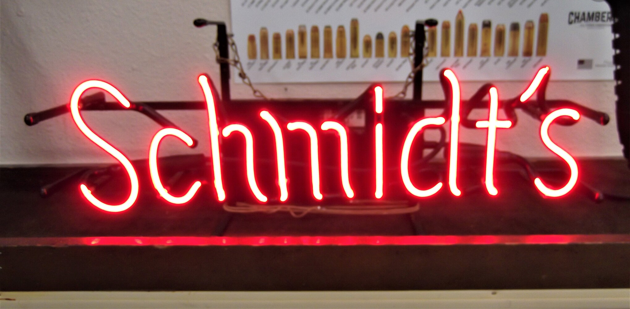 Schmidt's Vintage Neon Bar Sign