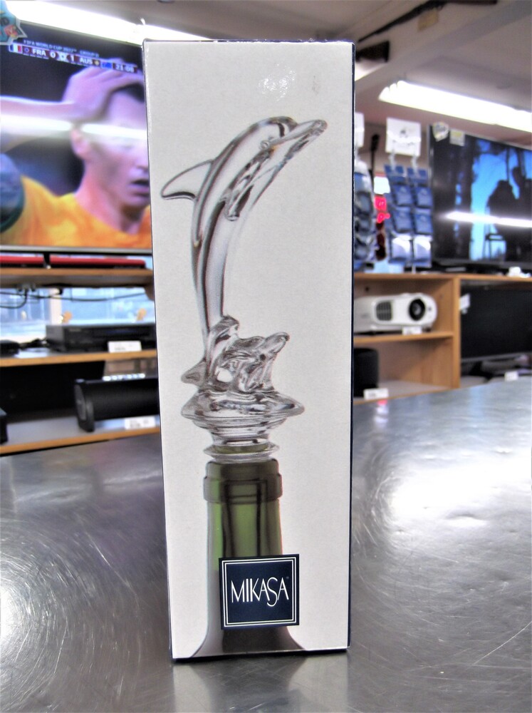 MIKASA Dolphin T8129/900 Crystal/Glass Bottle Stopper