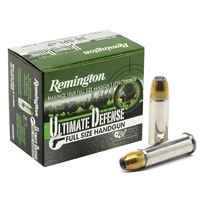 Remington HD Ultimate Defense 38 Special +P 125 Grain Brass Jacketed HP