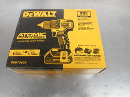 ATOMIC 20-Volt Lithium-Ion Cordless 1/2 in. Compact Hammer Drill with 3.0Ah Batt