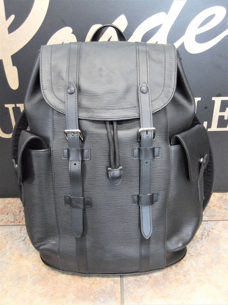 Louis Vuitton Christopher PM Backpack in Epi Leather - Black