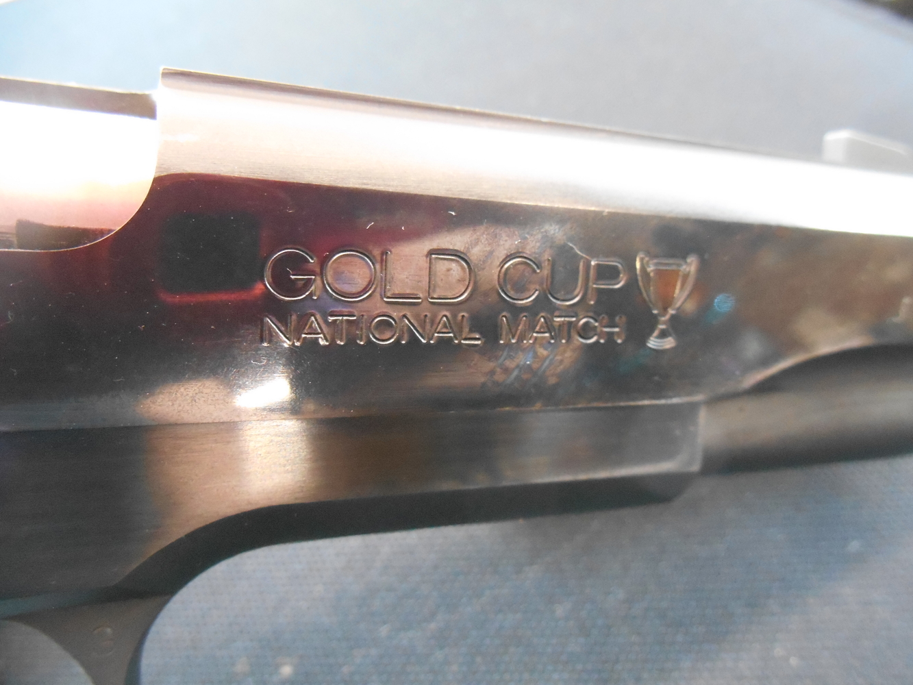 Colt 1911 Series 80 .45 1990 Blued 5in Gold Cup National Match Pistol