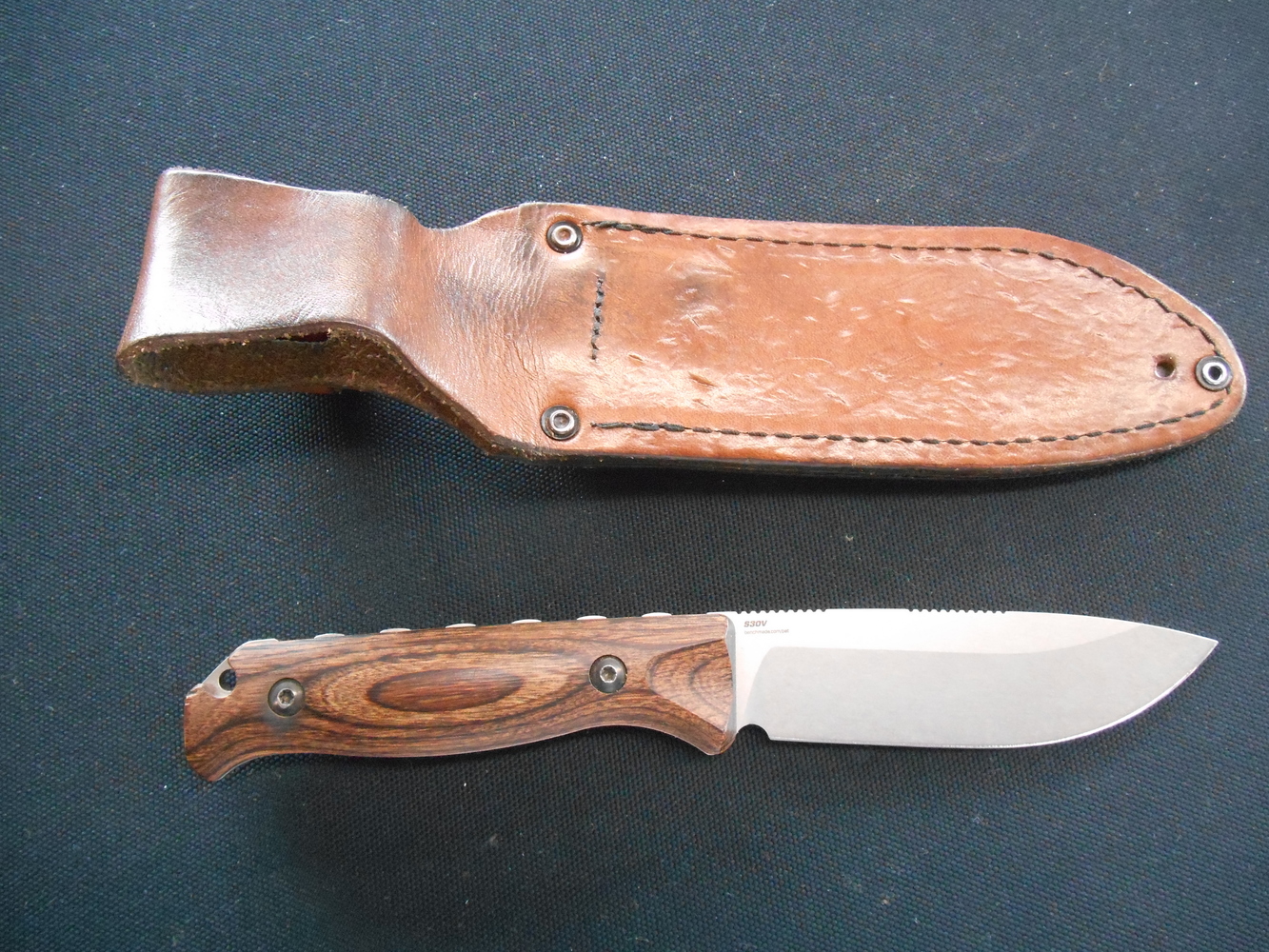 Benchmade Saddle Mountain Skinner 4.2 inch Fixed Blade Knife & Sheath