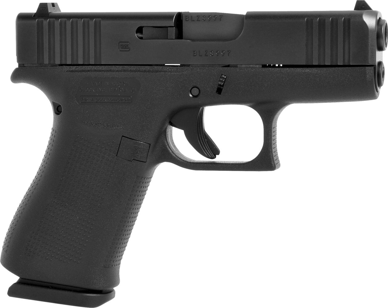 NEW Glock 43X 9mm 3in Black Pistol 10+1 Rounds