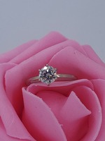  14kt 1.05 CT White Gold Diamond Solitaire Ring