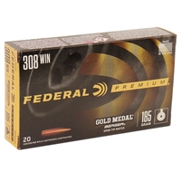 Federal Gold Medal Long-Range .308 Winchester Ammo 185GR