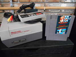 Original Nintendo Entertainment System NES Console 1 Contr Super Mario/Duck Hunt