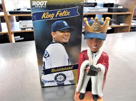 KING FELIX Seattle Mariners 2015 Bobblehead Collectible