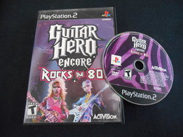 Guitar Hero Encore Rocks the 80s - Playstation 2 PS2