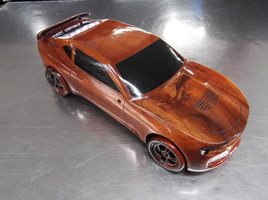 Wood Art USA Camaro 2019 Wood Model Car Dcor 