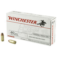 Winchester 40 S&W 180 Grain JHP 50 Rounds USA40JHP