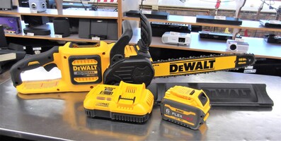 Dewalt FLEXVOLT 60V 16in. Brushless Battery Powered Chainsaw w/ 6 Ah Batt & Char