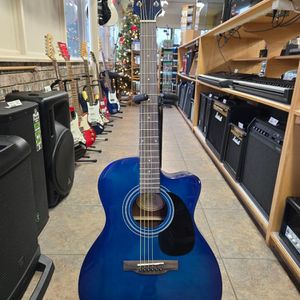 Laurel Canyon LA-100TB Trans Blue Acoustic Guitar