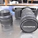 Olympus PEN Mini E-PM2 Mirrorless Digital Camera 16.1 Mp Camera w/ 2 Lens