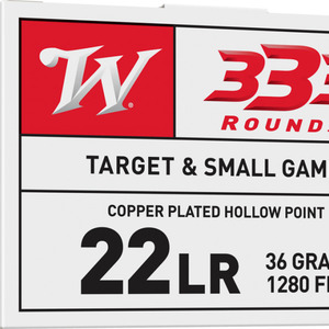 Winchester .22LR Target & Small Game 333Rds 36gr Hollow Point Ammo