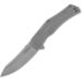 Kershaw Husker Folding Knife Stonewash Plain 3 Inch Stonewash Upswept