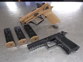 SIG SAUER P320 M17 Full Size 9mm Romeo1 Pro X-Five Grip Mod 3 Mags