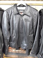 Harley Davidson Womens DAZZLE Leather Jacket Rhinestones Eagle 97027-08VW - Med.