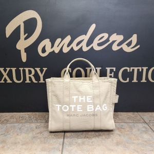 MARC JACOBS The Canvas Medium Tote Bag / Beige