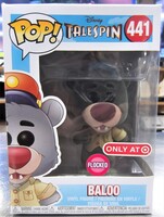 FUNKO POP DISNEY TALESPIN 441 - BALOO - FLOCKED VINYL FIGURE